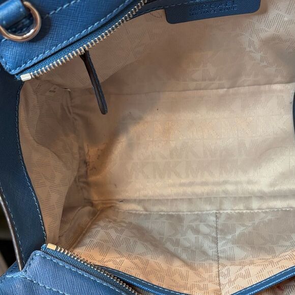 Michael Kors Selma Studded Saffiano Leather Satchel - Picture 14 of 16